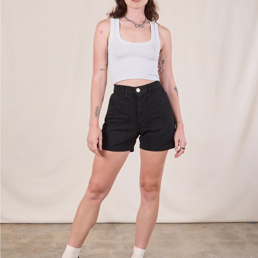 Big Bud Press High Waist Black Women's Shorts